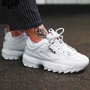 NIB FILA Disruptor II white man shoes US 9 EU 42